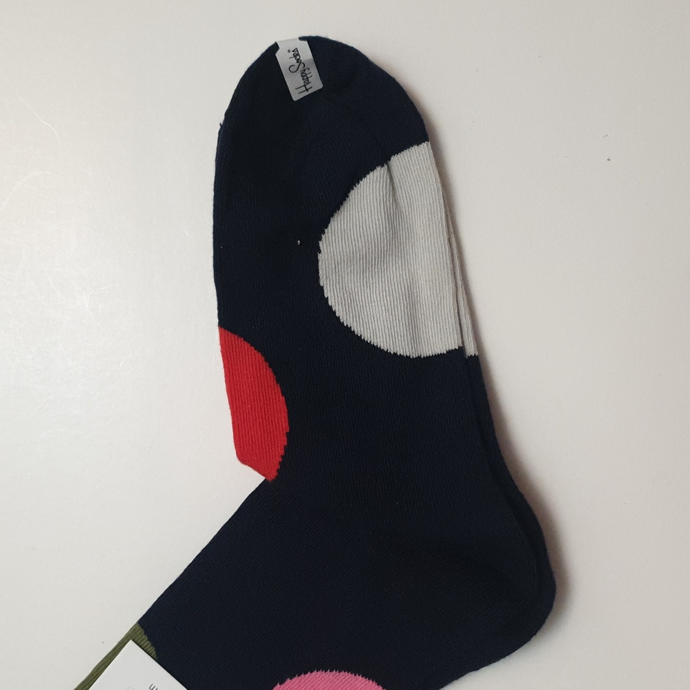 Happy Socks Women Socks EU 36-40, US 5.5 - 9.5 Brand New Combed Cotton #49 - Picture 4 of 4